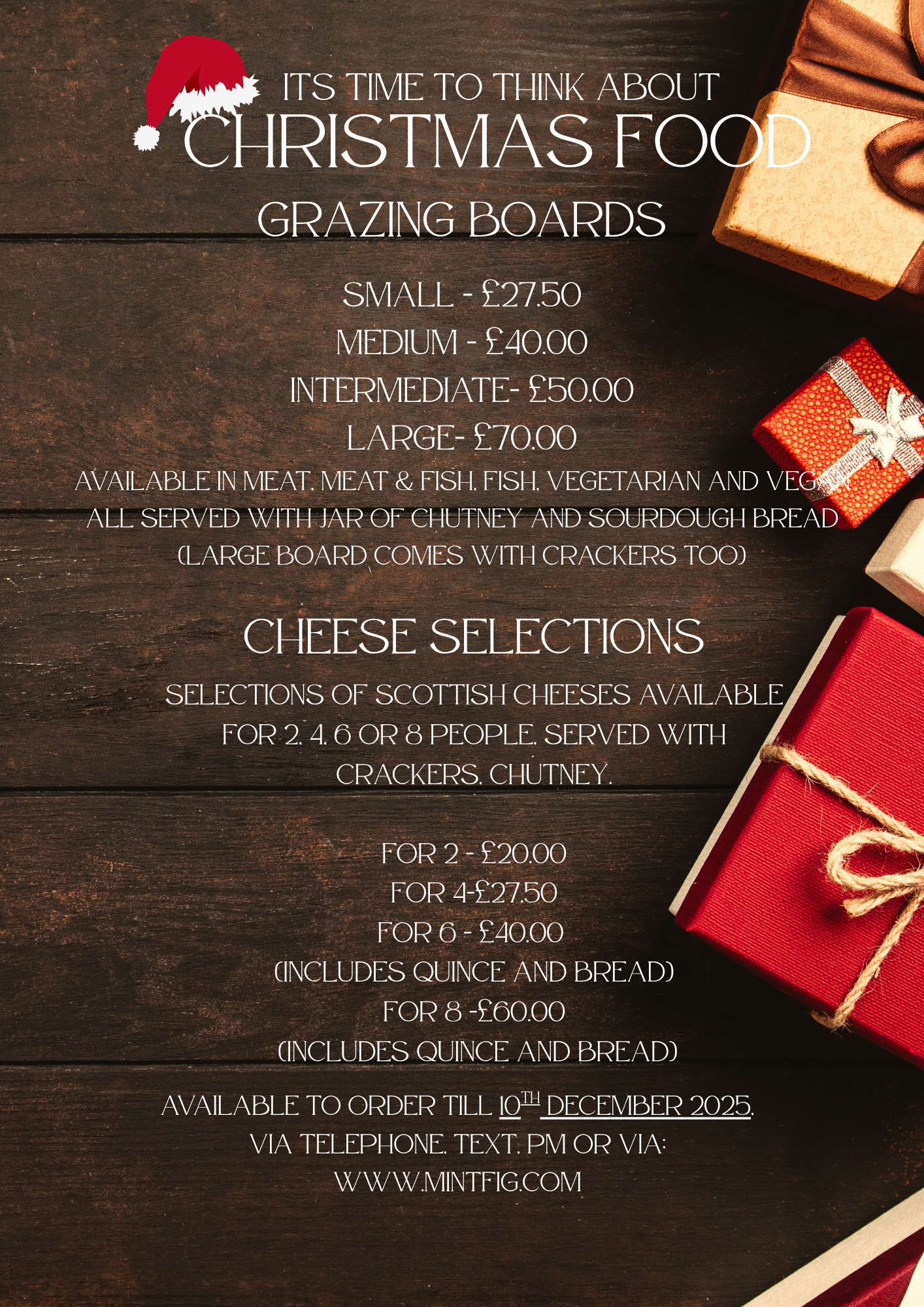 Christmas Grazing Board